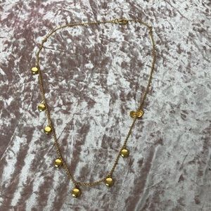 J. Crew Gold Multi Locket Necklace